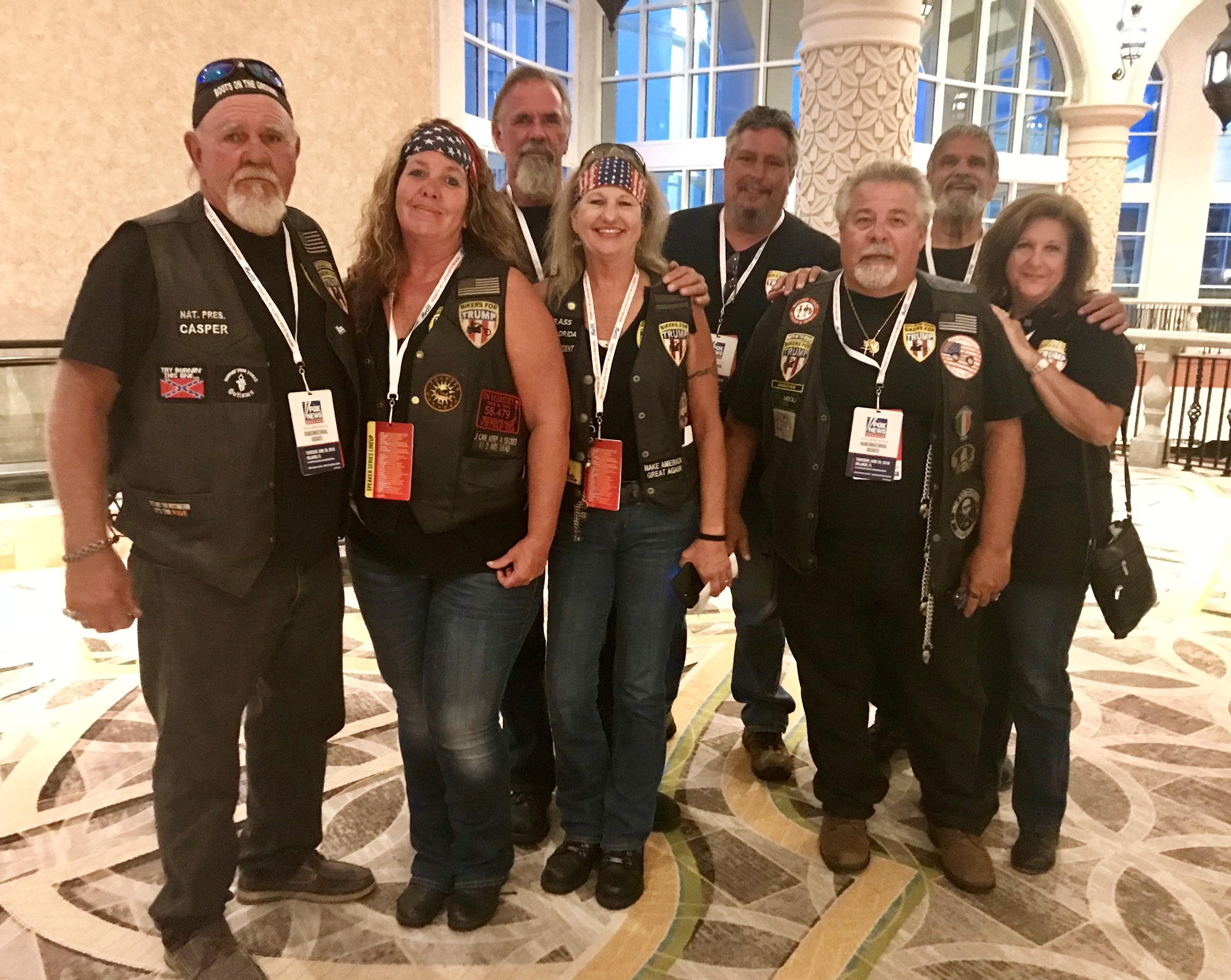 Bikers for Trump ride with Casper Pittman